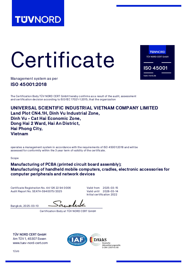 Universal Scientific Industrial